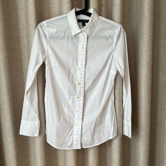 Banana Republic Riley Dress Shirt with Pleated Details - Picture 1 of 7